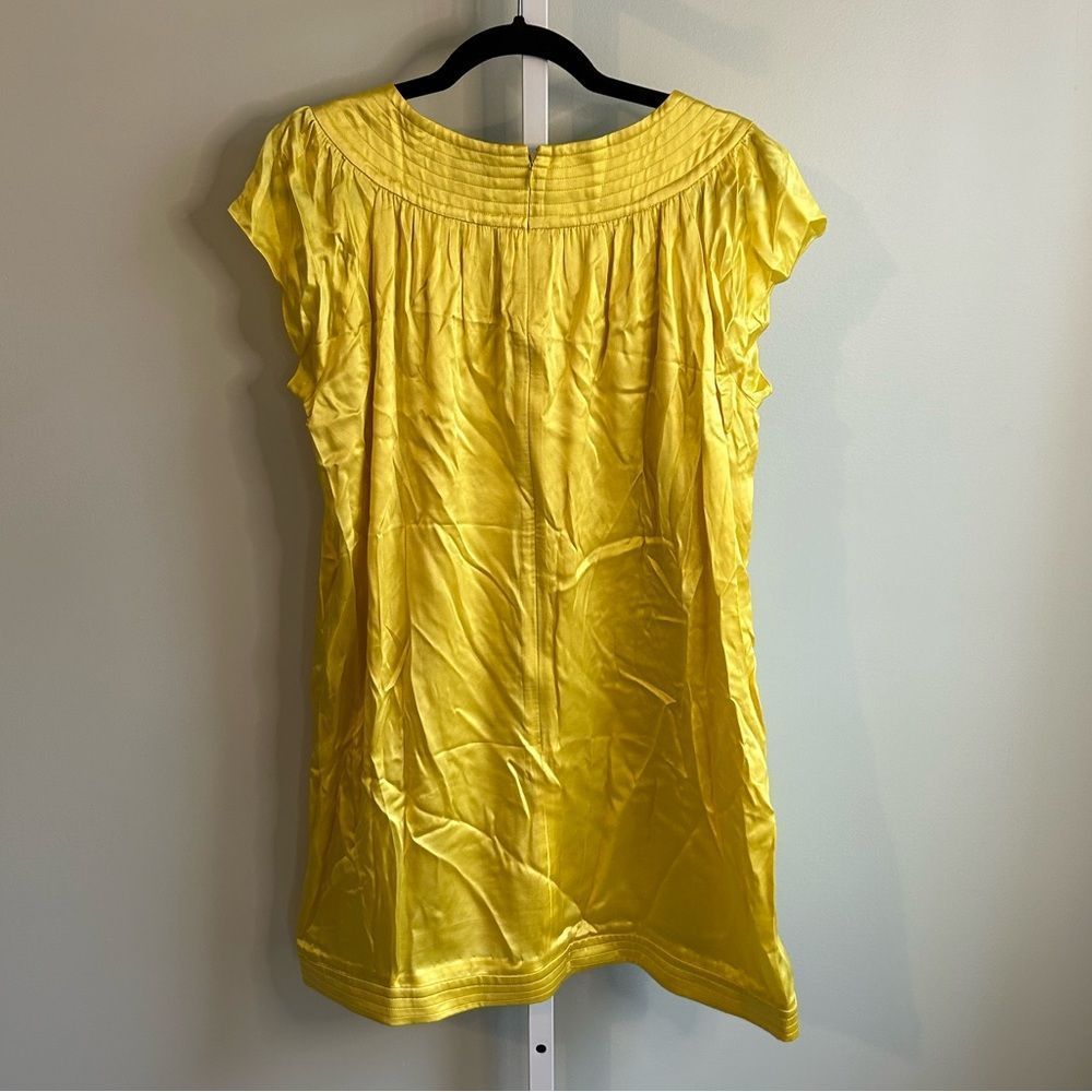 Antonio Melani Yellow Short Sleeve Mini Dress - Picture 3 of 3